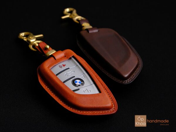 Bao da chìa khóa BMW X Series kiểu hở nút bấm