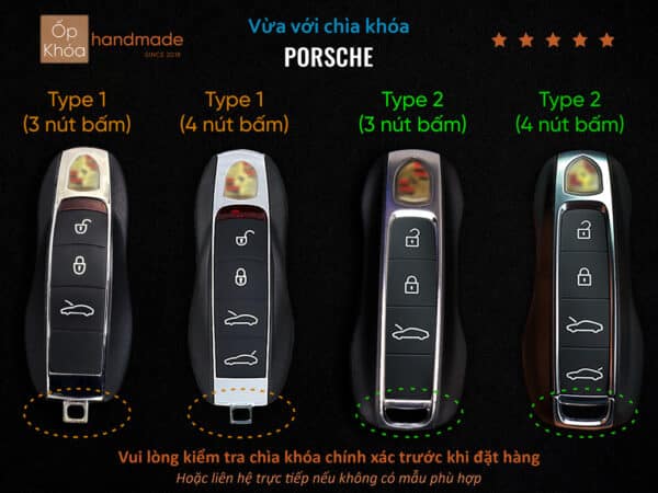Tổng hợp các loại chìa khóa Porsche 911