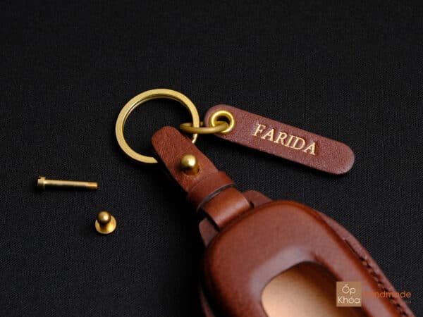 Thẻ tag và móc khóa của bao da chìa khóa Honda Accord