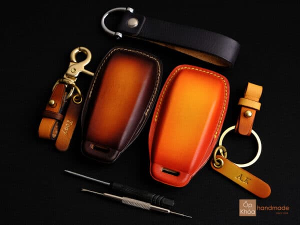 Bao da chìa khóa Mercedes-Benz GLC màu Patina