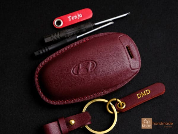 Mặt sau bao da chìa khóa Hyundai Ioniq 5