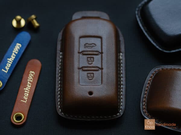 Bao da chìa khóa Mitsubishi Xpander 3 nút bấm