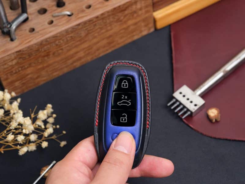 Bao da chìa khóa Audi Q2, Q3, Q5, Q7, Q8 vô cùng tiện lợi, dễ sử dụng.