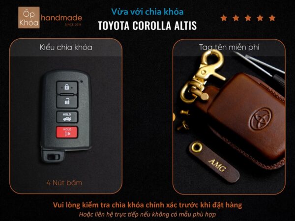 Ảnh chìa khóa Toyota Corolla Altis 2019-2021