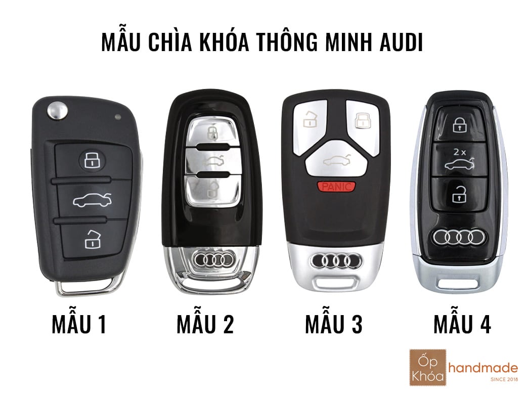 Các mẫu chìa khóa thông minh Audi