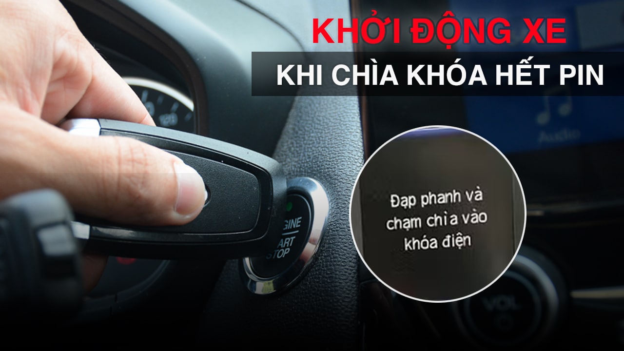 Cách để khởi động xe Corolla Cross khi chìa khóa hết pin