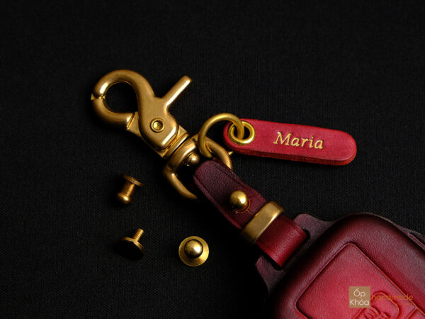 Bao da chìa khóa Toyota Camry màu Patina