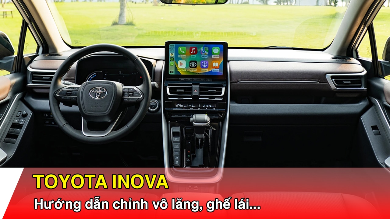 Hướng dẫn sử dụng chức năng cơ bản Toyota Innova (phần 1)