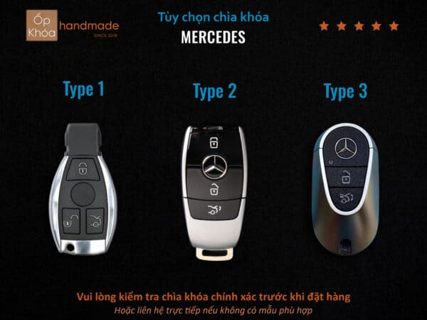 Chọn chìa khóa phù hợp xe Mercedes