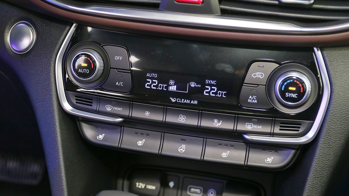 Hệ thống điều hòa trên xe Hyundai SantaFe Hệ thống điều hòa trên xe Hyundai SantaFe