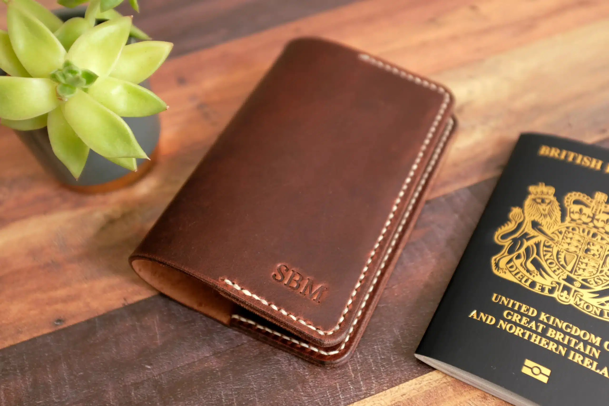 Leather Passport Holder