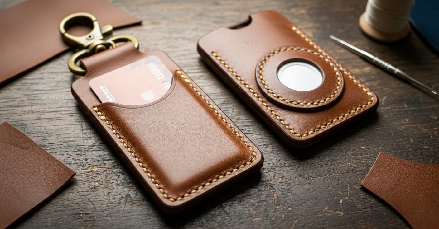 Bao da xe máy tay ga tích hợp thẻ từ thang máy tiện lợi