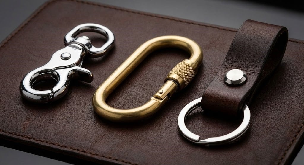 Các loại móc khóa đồng thau và hợp kim cao cấp