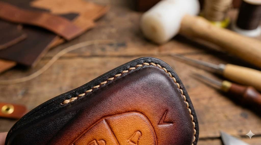 Đường chỉ khâu tay Saddle Stitch siêu bền