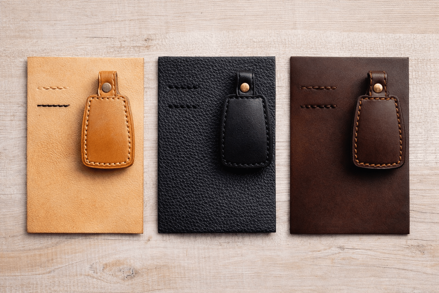 Da Vegtan patina, da Epsom và da trơn cho case smartkey Mercedes