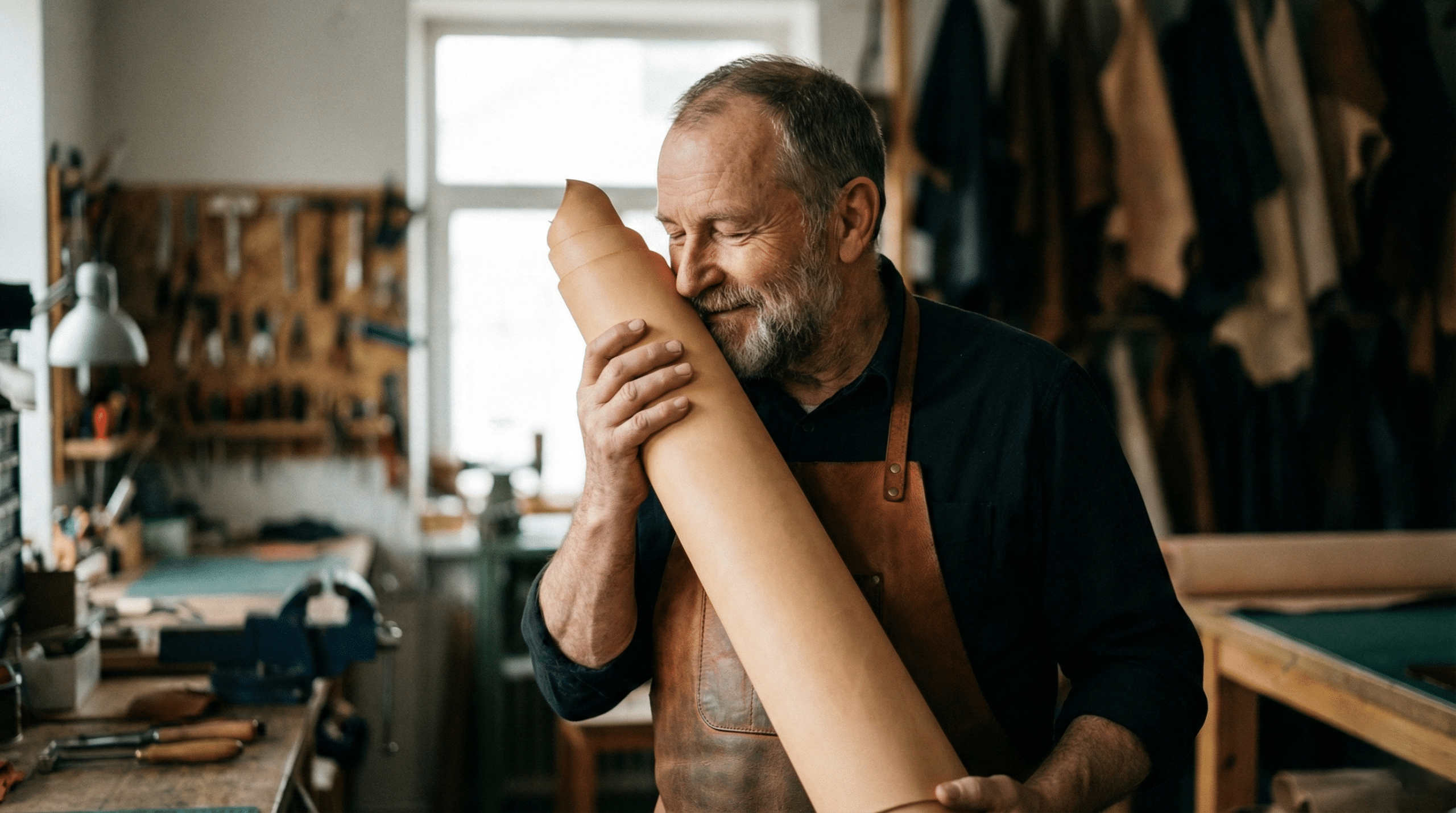 Ngửi mùi hương là cách nhận biết da thật đơn giản nhất