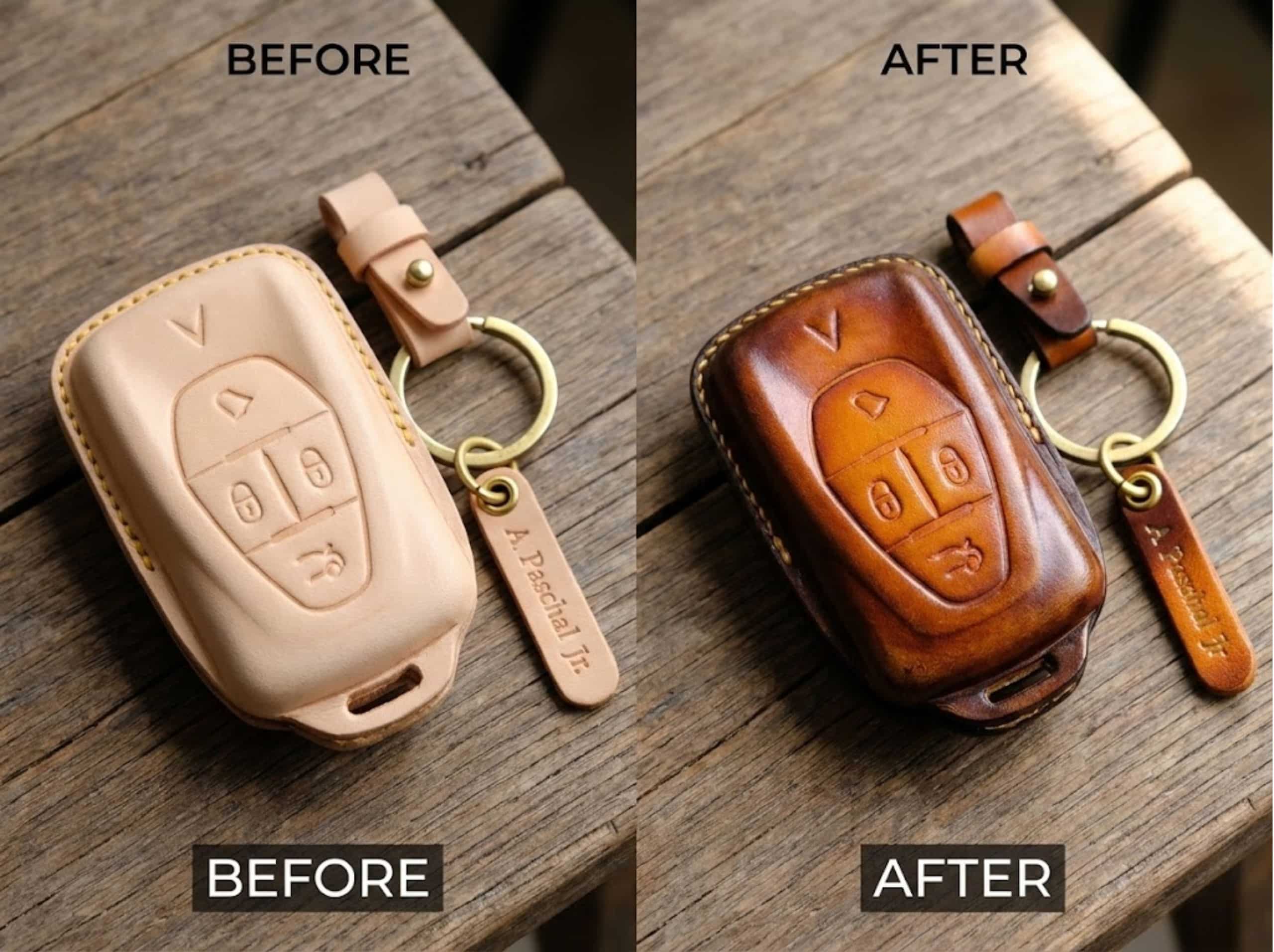 Quá trình lên nước Patina của da Vegtan theo thời gian