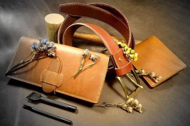 Set quà tặng đồ da handmade