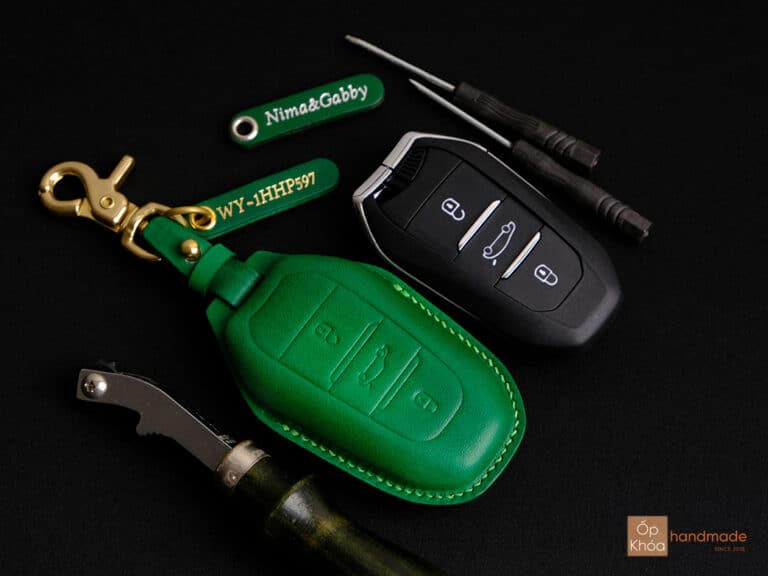 bao da chìa khóa Peugeot