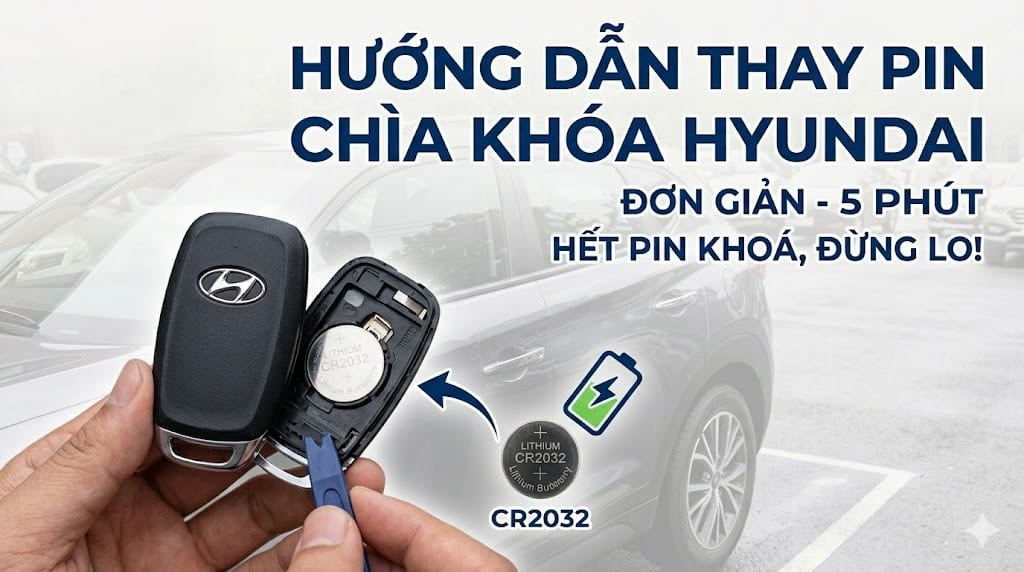 thay pin chìa khóa huyndai