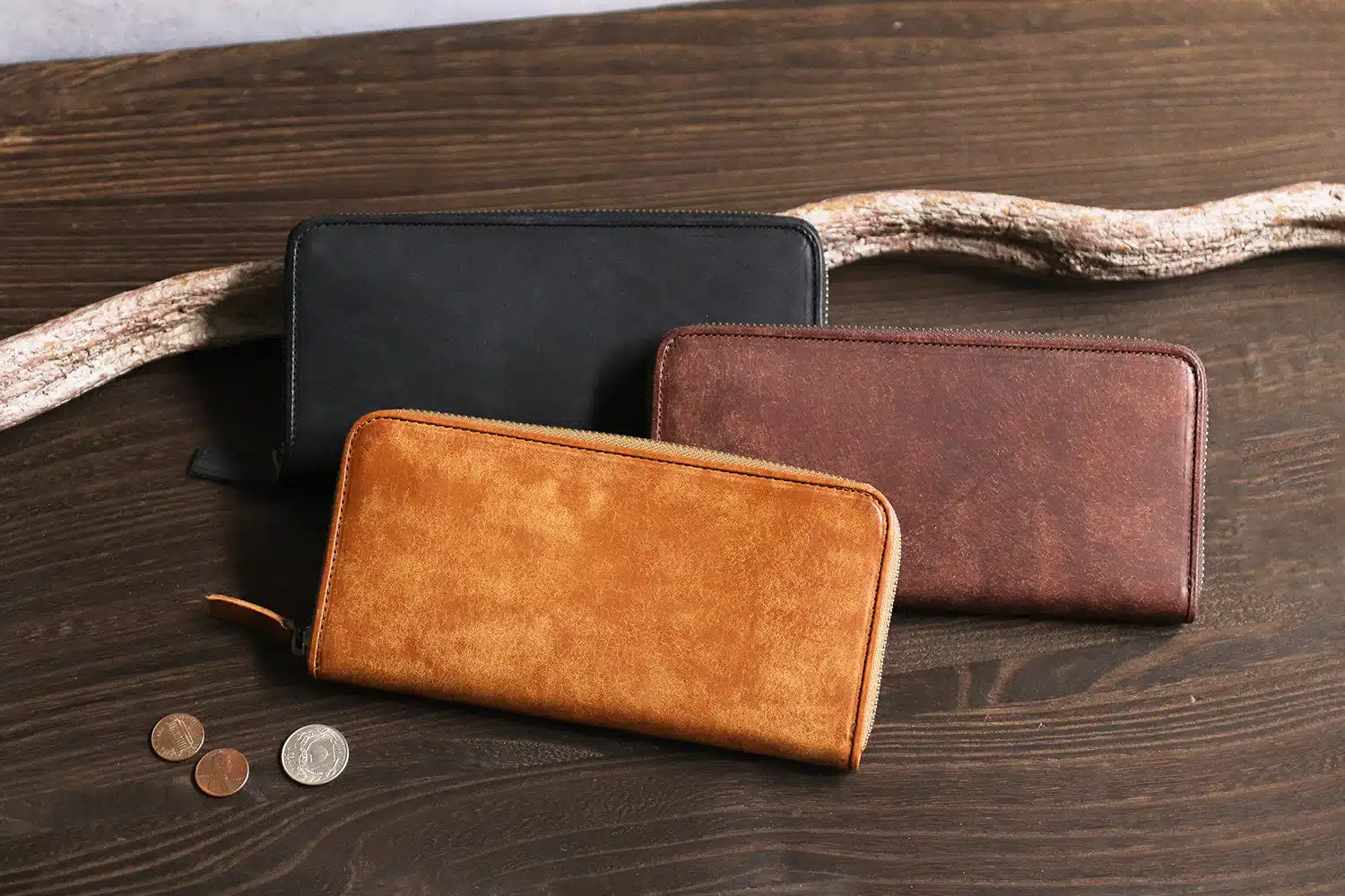 Cận cảnh bề mặt da Pueblo có texture nhẹ