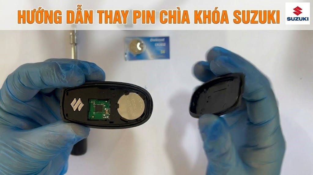 huong dan thay pin chia khoa suzuki