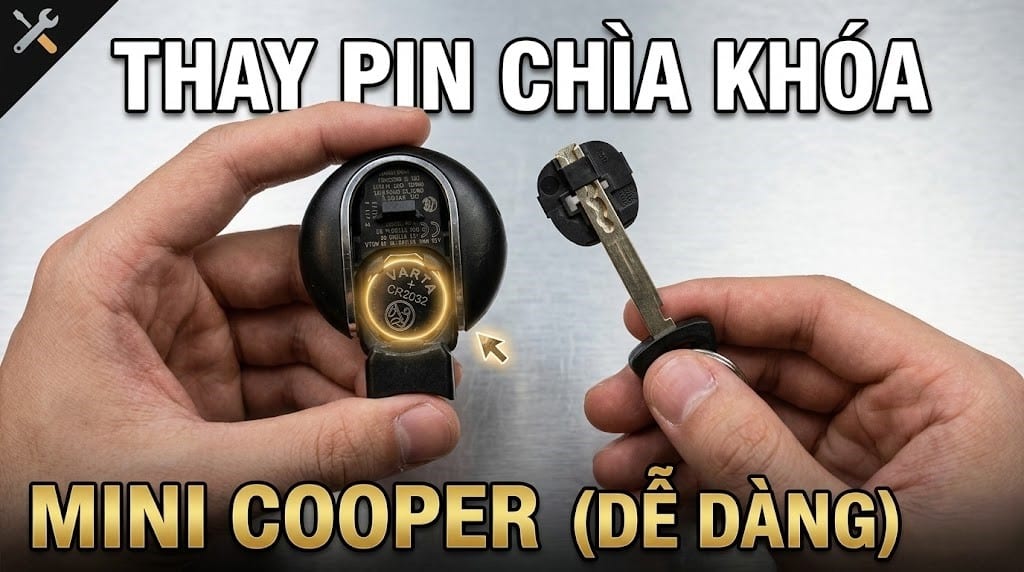 thay pin chìa khóa mini