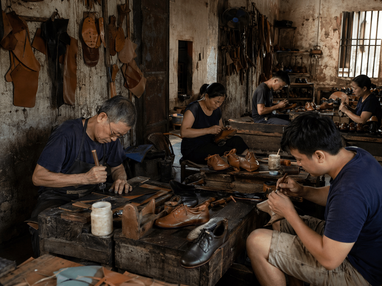 làng nghề da giày truyền thống Việt Nam