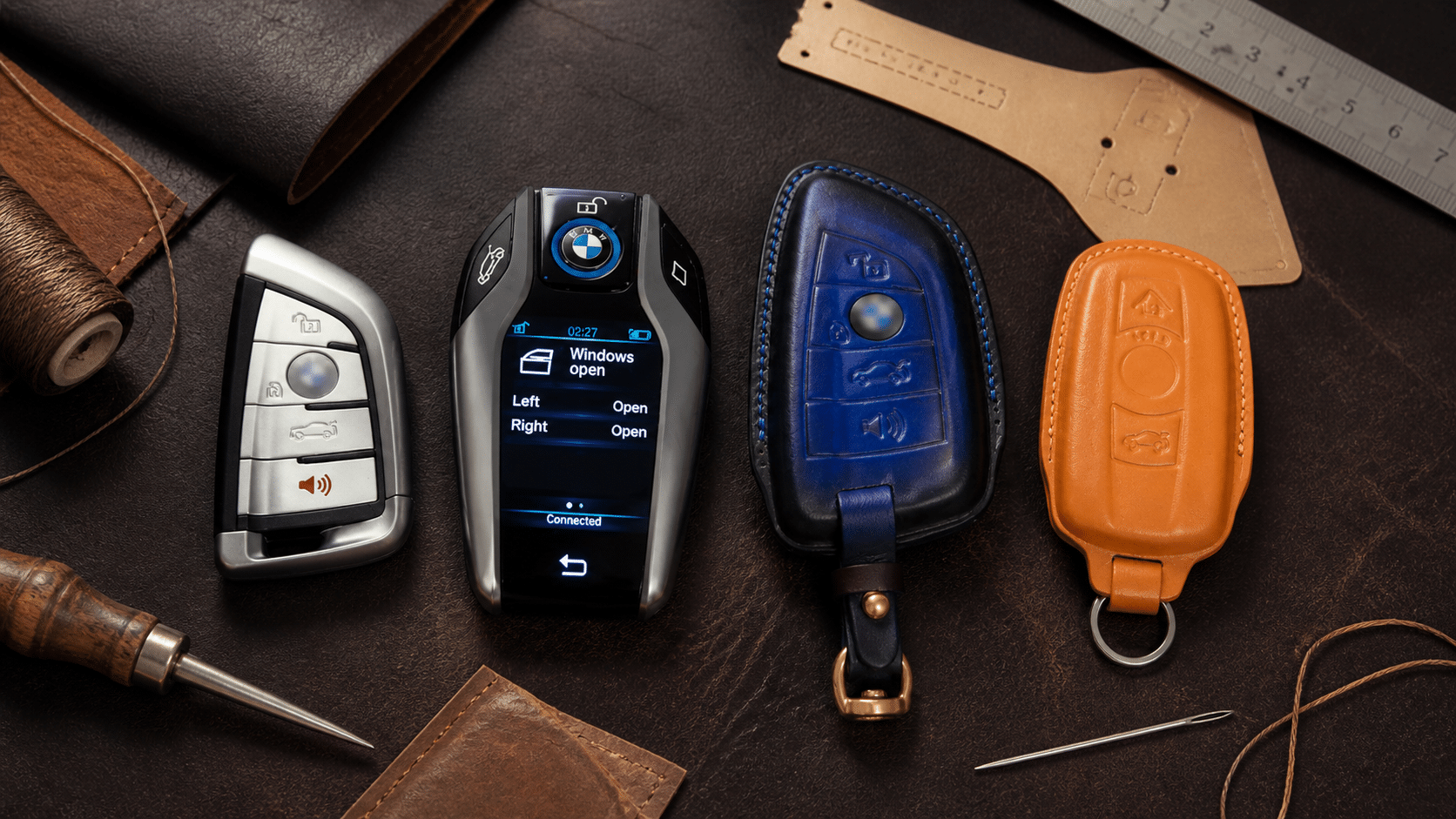 kiểm tra form chìa khóa BMW trước khi mua bao da